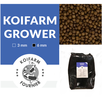 Koifarm Premium Grower koivoer | 6 mm zak 14 kg