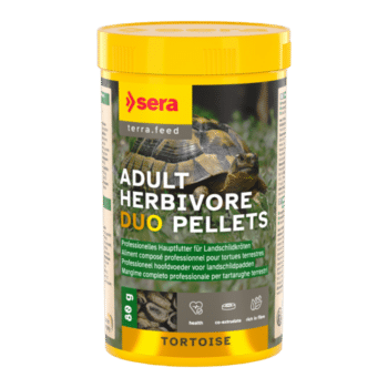 sera Tortoise Adult Herbivore Duo Pellets 250ml 80g