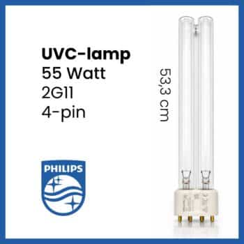 Lampe UV PL Philips 18W 22,5cm
