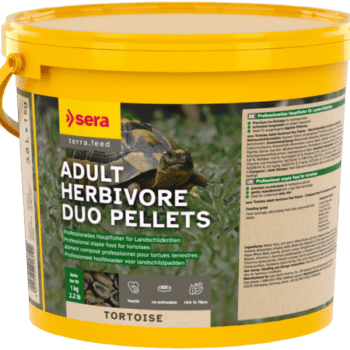 sera Tortoise Adult Herbivore Duo Pellets 3800ml 1kg