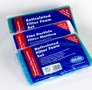 Oasis Reticulated Filter Foam Set 4, 480 x 340 mm