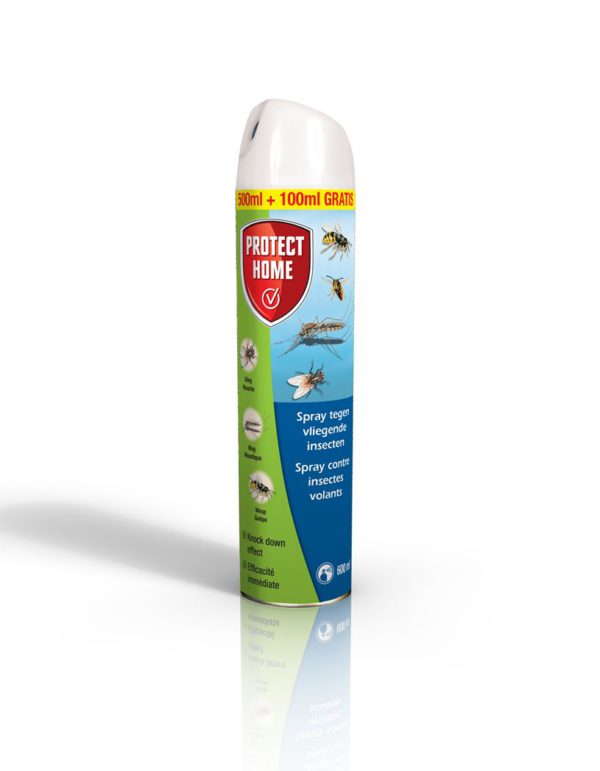 Schützen Sie Home Spray kostenlos gegen fliegende Insekten 500ml + 100ml