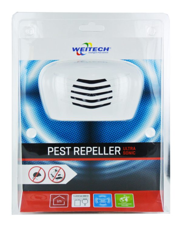 Weitech Pest Repeller Ultrasonic - 140m²