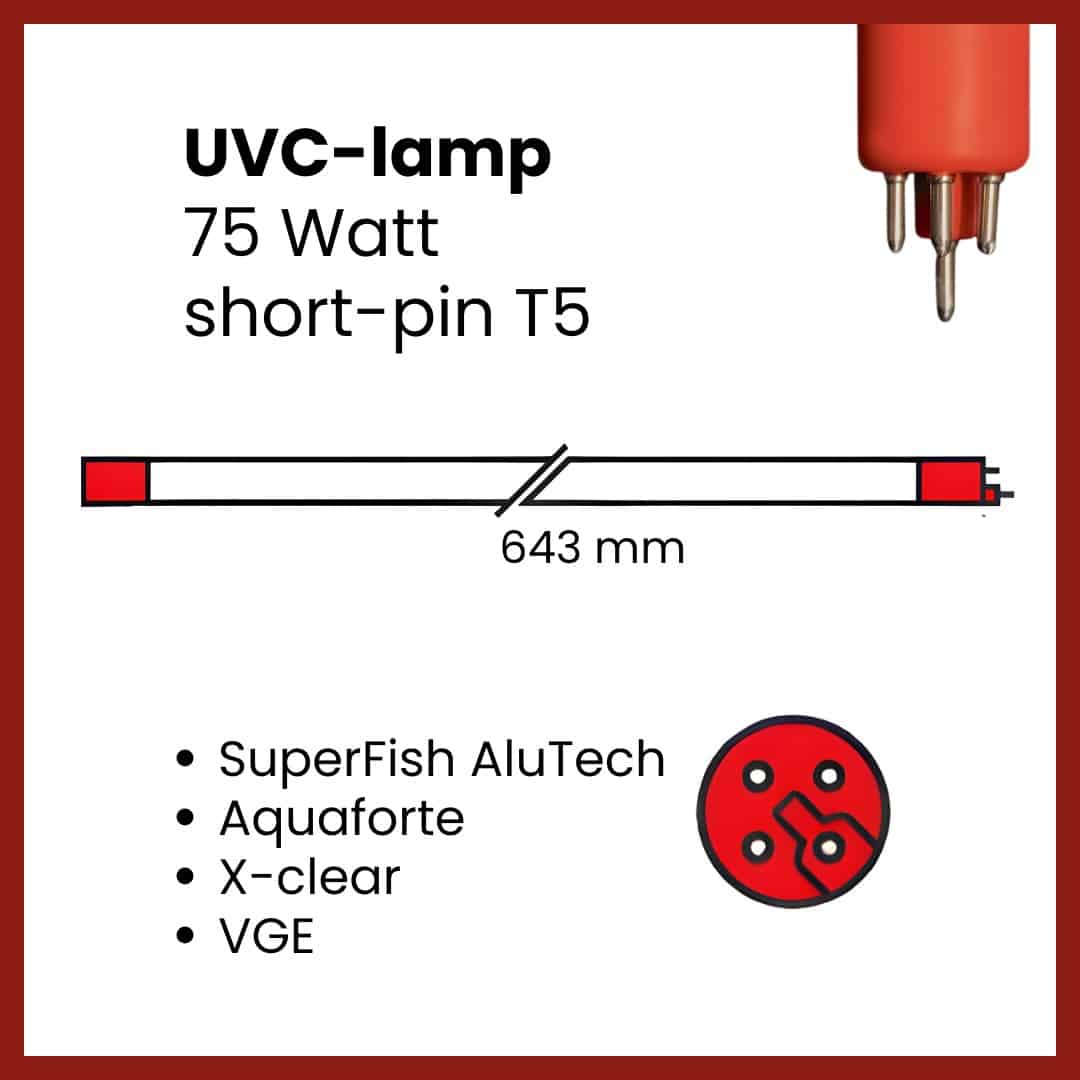 UVC lampe de rechange SuperFish | T5 - 40W