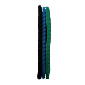 Filterschuim 3 mousses groen-zwart-blauw edouna 49x25,5cm