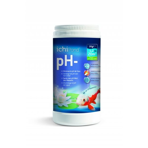 pH moins | 1kg | Diminue 1 à 2° pour 20m³ 02-2024