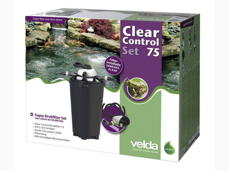 Clear Line UV-C 18 watts de Velda, filtre de bassin avec lampe UV