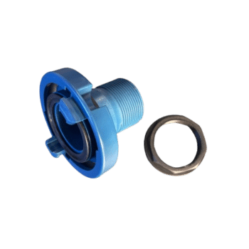 Verbinding c-koppeling met zeefbochtfilter incl. moer 1" 1/2'