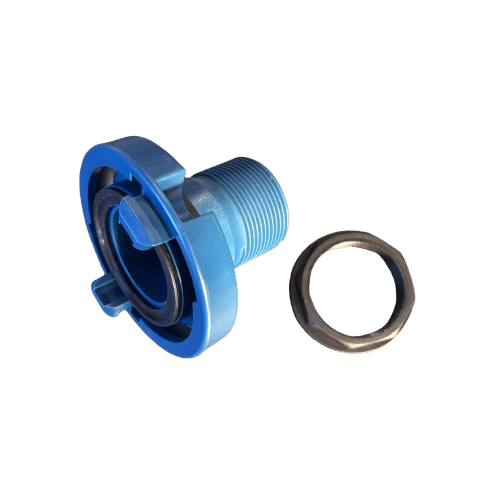 Raccord C (pour connexion avec filtre à grille AquaForte) incl. écru 1" 1/2' Raccord C (pour connexion avec filtre à grille AquaForte) incl. écru 1" 1/2'