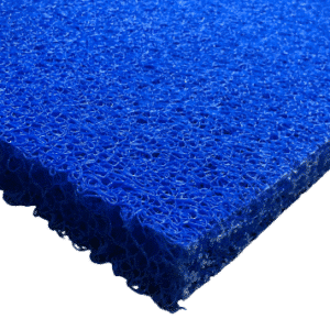 Blauwe Matala filtermateriaal in vijverfilter