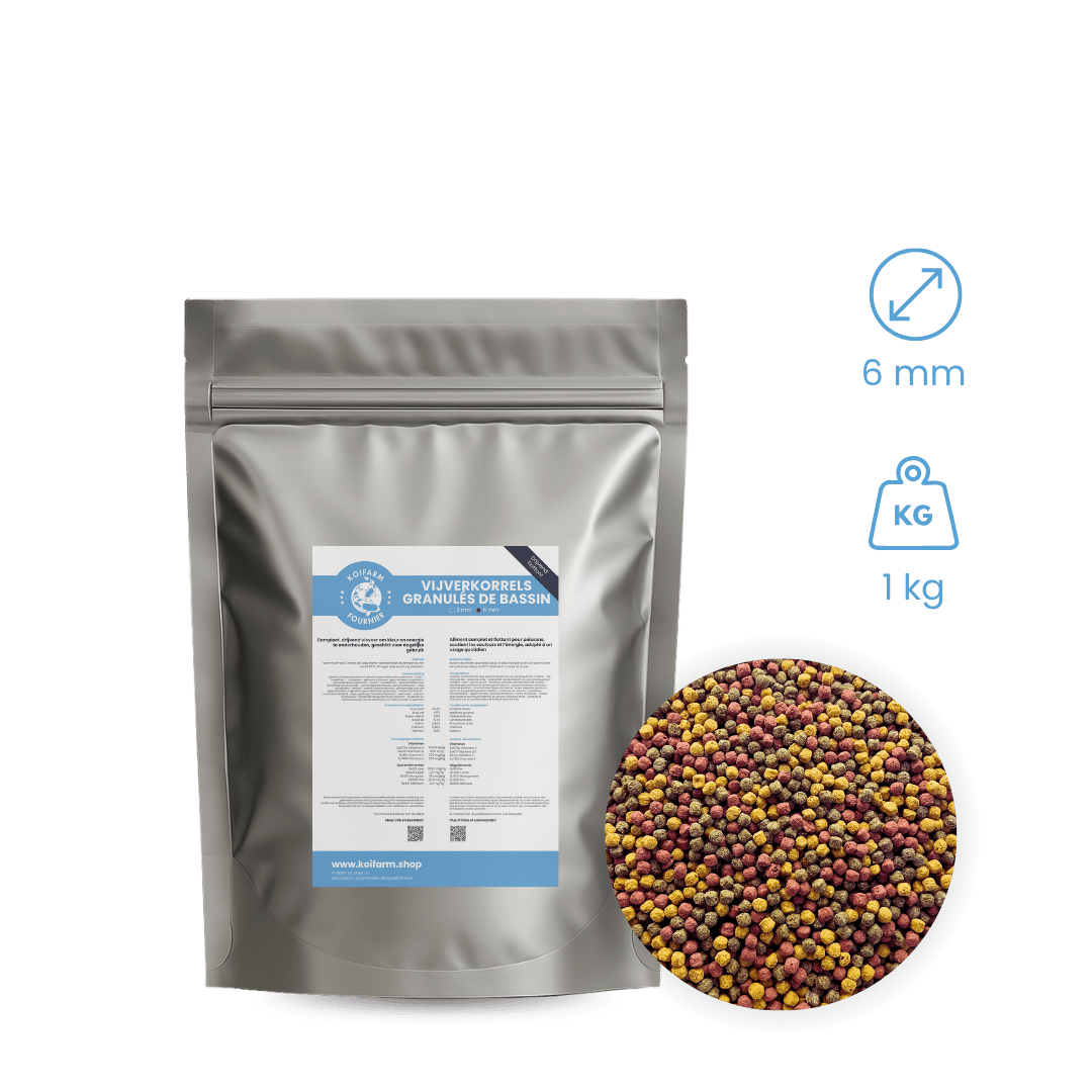 Koifarm Vijverkorrels | 3 mm - 1 kg