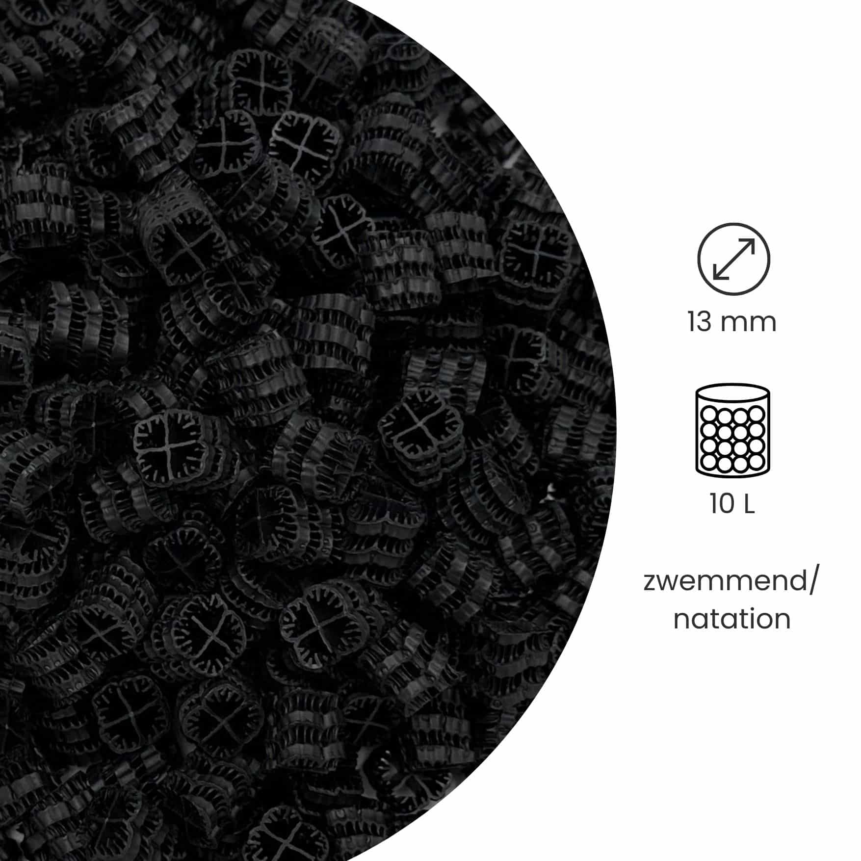 Support biologique hélix blanc | 17 mm - 10 L