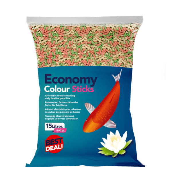 SuperFish Pond Color Sticks - Mix de bâtonnets coloré 15l - 1,2kg