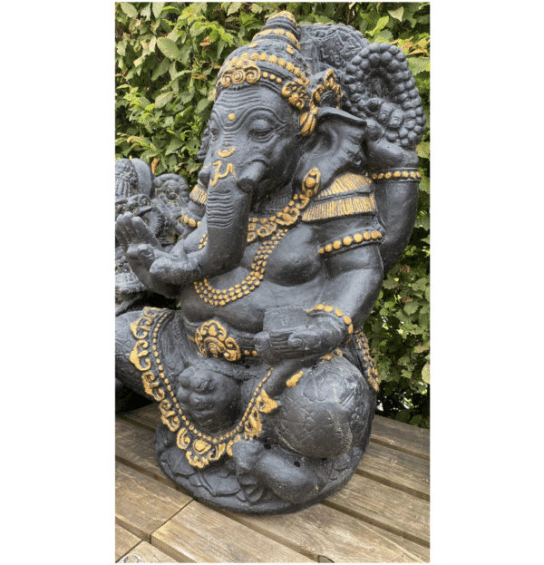 Ganesha mit Gold 40cm