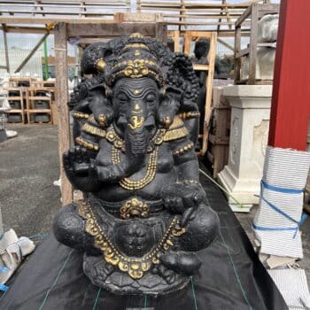 Ganesha met goud 80cm