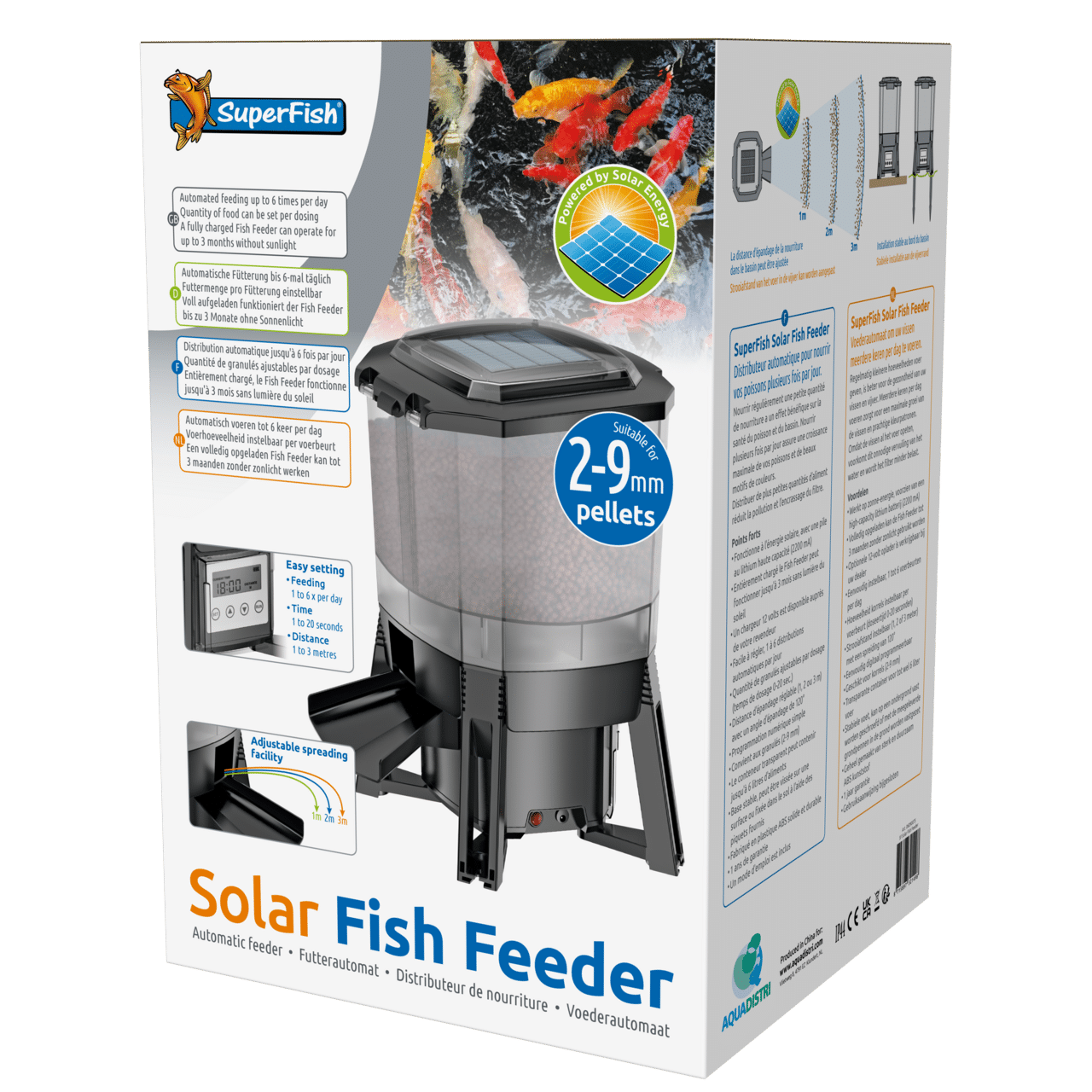 SuperFish Solar Fish Feeder - Koifarm Webshop