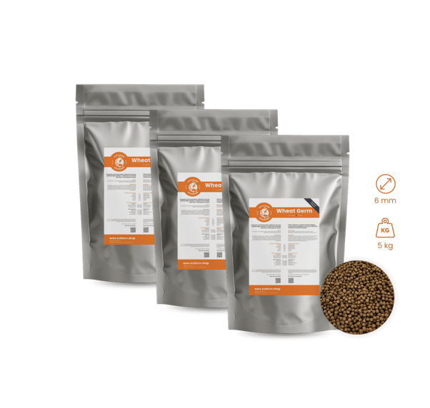 Koifarm Wheat Germ | 3 mm - 15 kg (3 x 5kg) 10.2026 Koifarm Wheat Germ | 3 mm - 15 kg (3 x 5kg) 10.2026