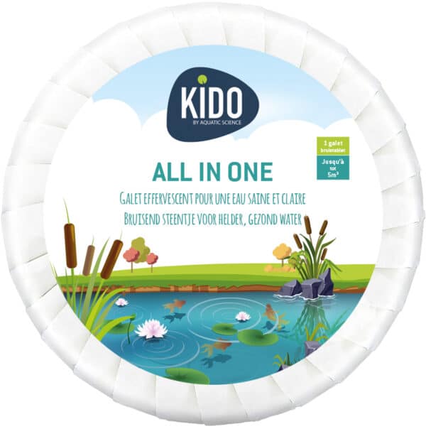KIDO All in One galet effervescent | 1 par mois jusque 5m3