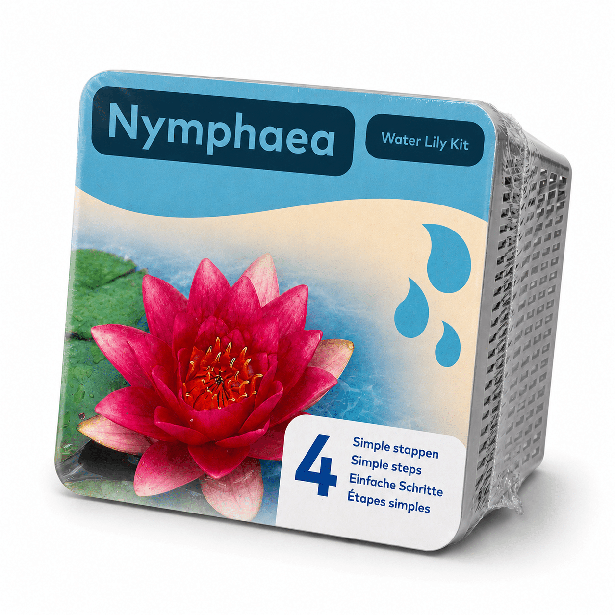 Water Lily Kit - Droogverpakking - waterlelie rood