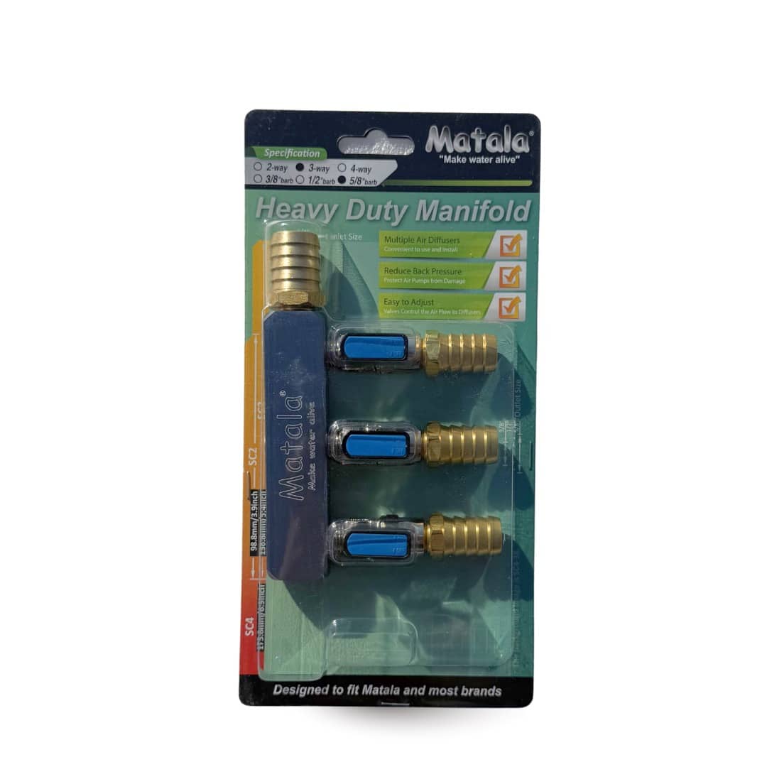 Matala 2-weg verdeelkraan Heavy Duty | Ø 18-20mm - 2 x 8-9mm (3/8") Matala 2-weg verdeelkraan Heavy Duty | Ø 18-20mm - 2 x 8-9mm (3/8")