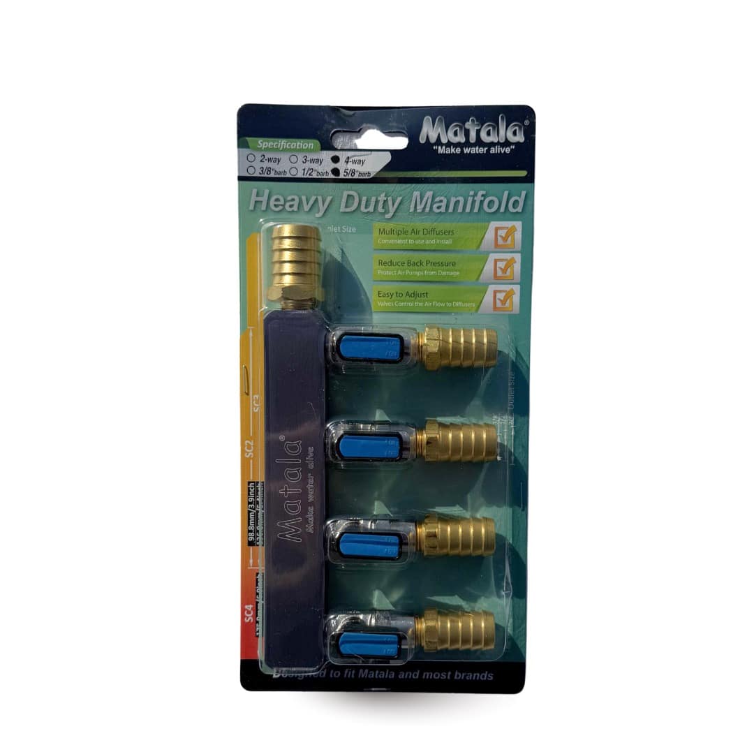 Matala 2-weg verdeelkraan Heavy Duty | Ø 18-20mm - 2 x 8-9mm (3/8") Matala 2-weg verdeelkraan Heavy Duty | Ø 18-20mm - 2 x 8-9mm (3/8")