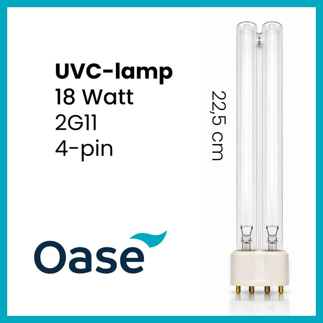 Oase UVC universele vervanglamp 18W | 22,5cm