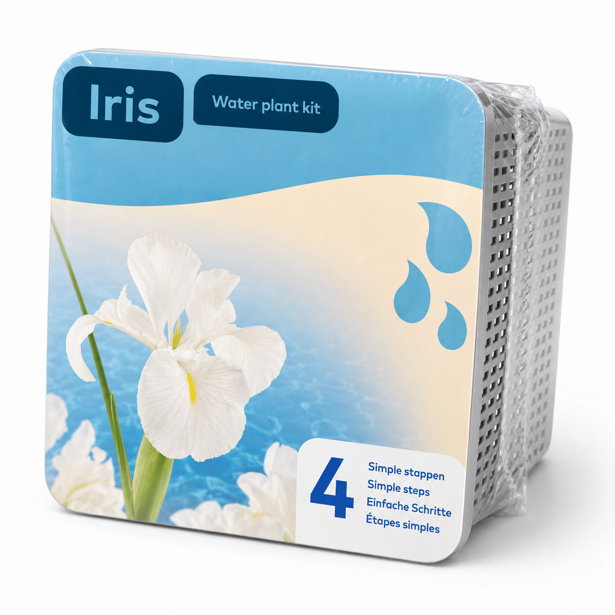 Water Plant Kit - Droogverpakking waterplant witte iris