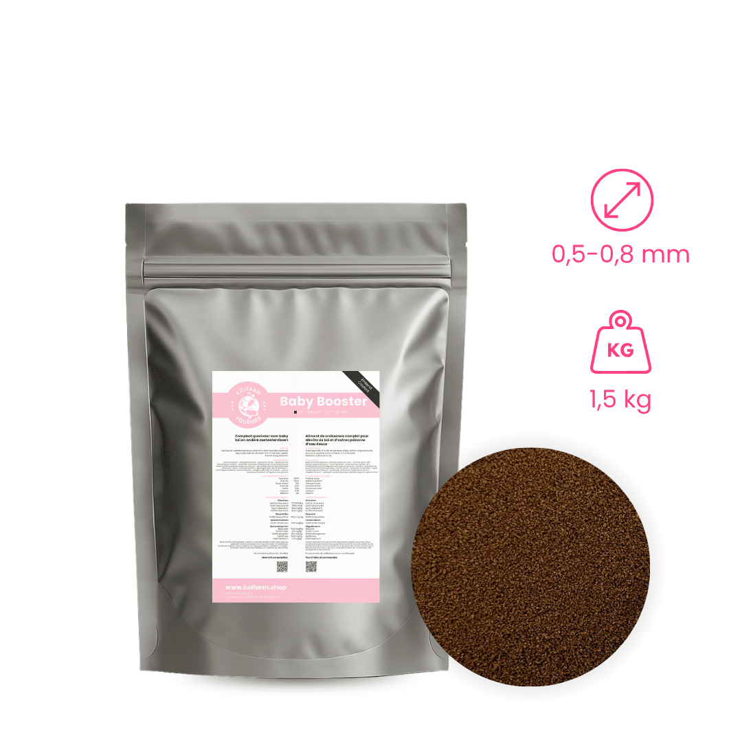 Koifarm Baby Booster Sinking | 0,5-0,8mm extra fijn - 1,5kg