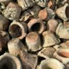 Pot de Jardin Rustique en Terre Cuite – Fait Main – 17 cm – Décoration pour Bassin, Jardin ou Aménagement de Style Oriental – Retrait en Magasin Uniquement / Koifarm Outlet