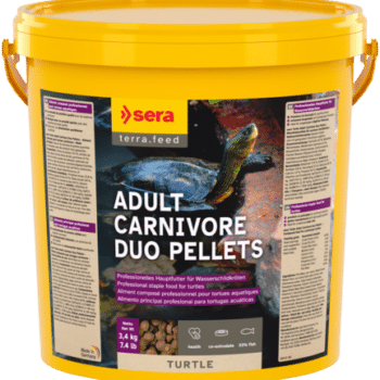 sera Turtle Adult Carnivore Duo Pellets 10L 3,4kg