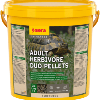 sera Tortoise Adult Herbivore Duo Pellets 10L 3,2kg