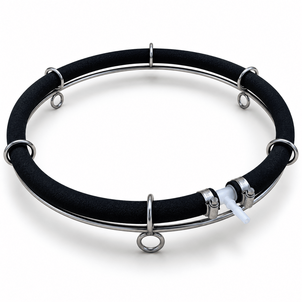 Japanse beluchtingsring | inox op voet | Ø 40 cm Japanse beluchtingsring | inox op voet | Ø 40 cm