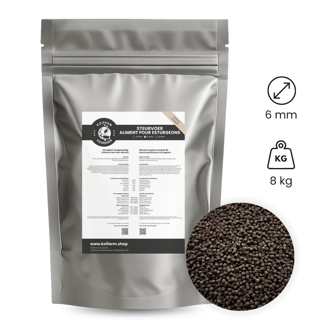 Koifarm Steurvoer | 6 mm - 8 kg