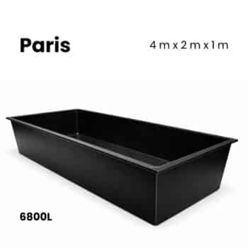 Bassin préformé en polyester | Paris • 6800L