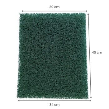 Tapis Matala vert pour Flowclear 34/30 x 40cm