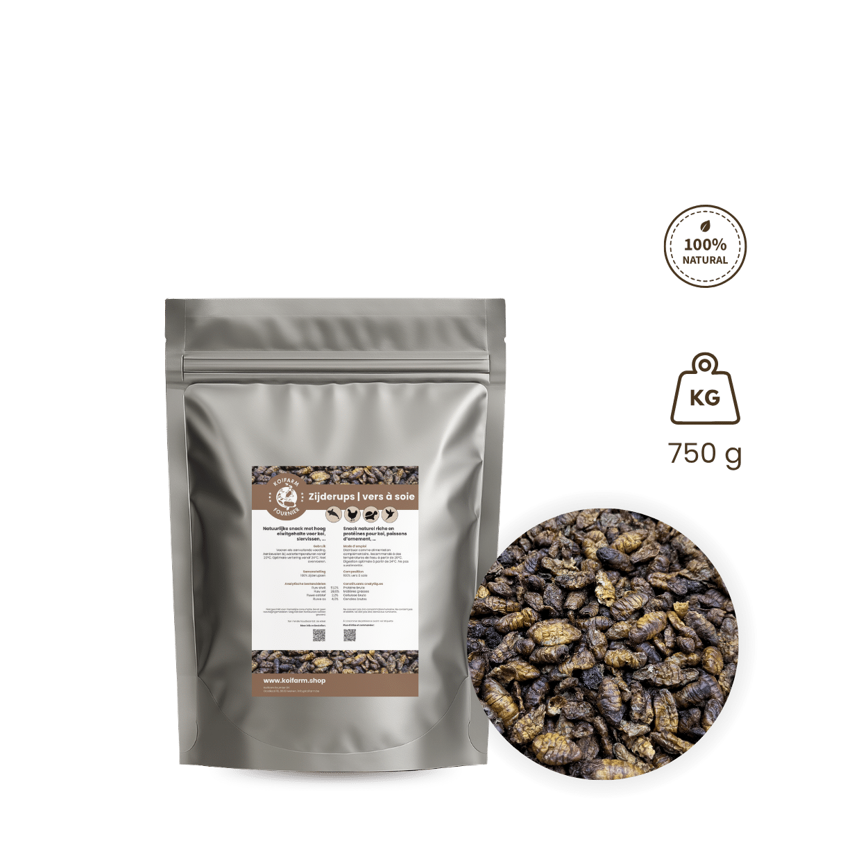 Black soldier fly larvae - BSF larves 500 g