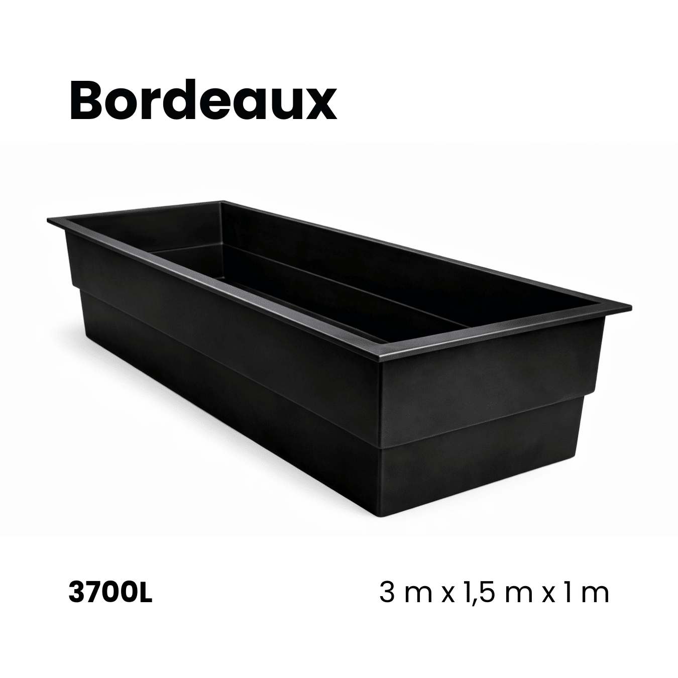Bassin préformé en polyester | Quebec • 255L