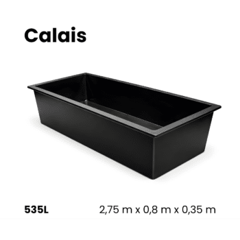 Bassin préformé en polyester | Calais • 535L