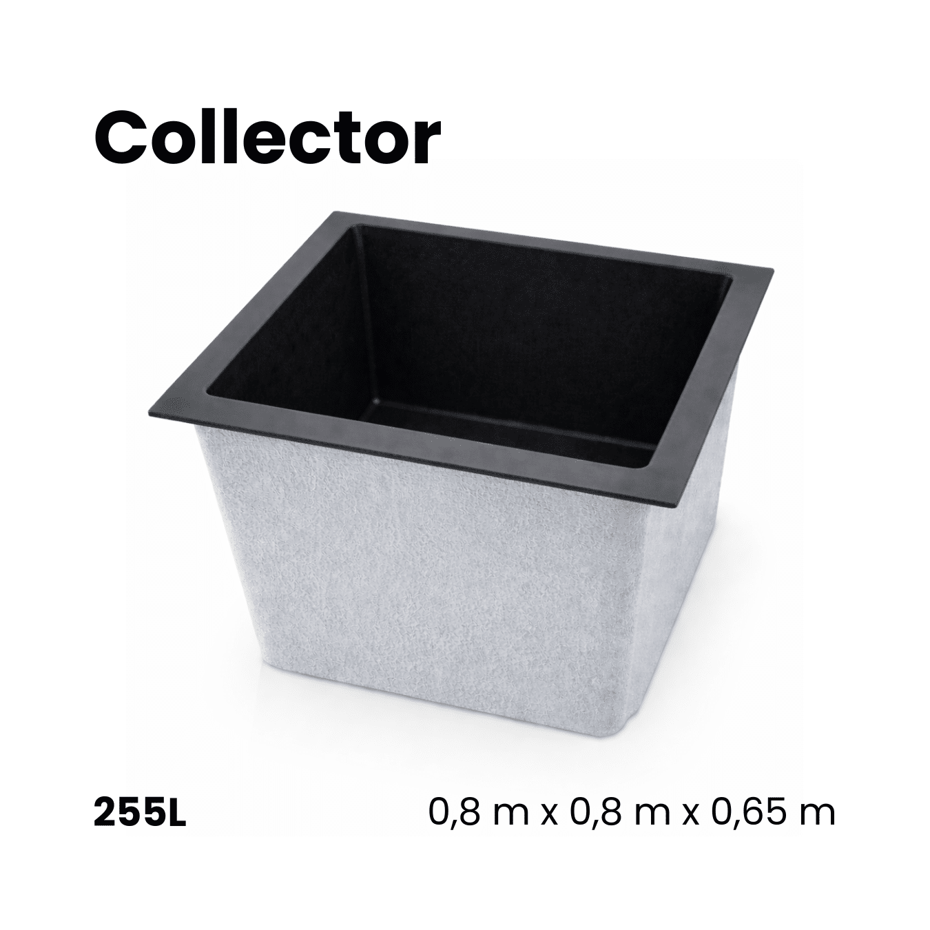 Bassin préformé en polyester | Quebec • 255L