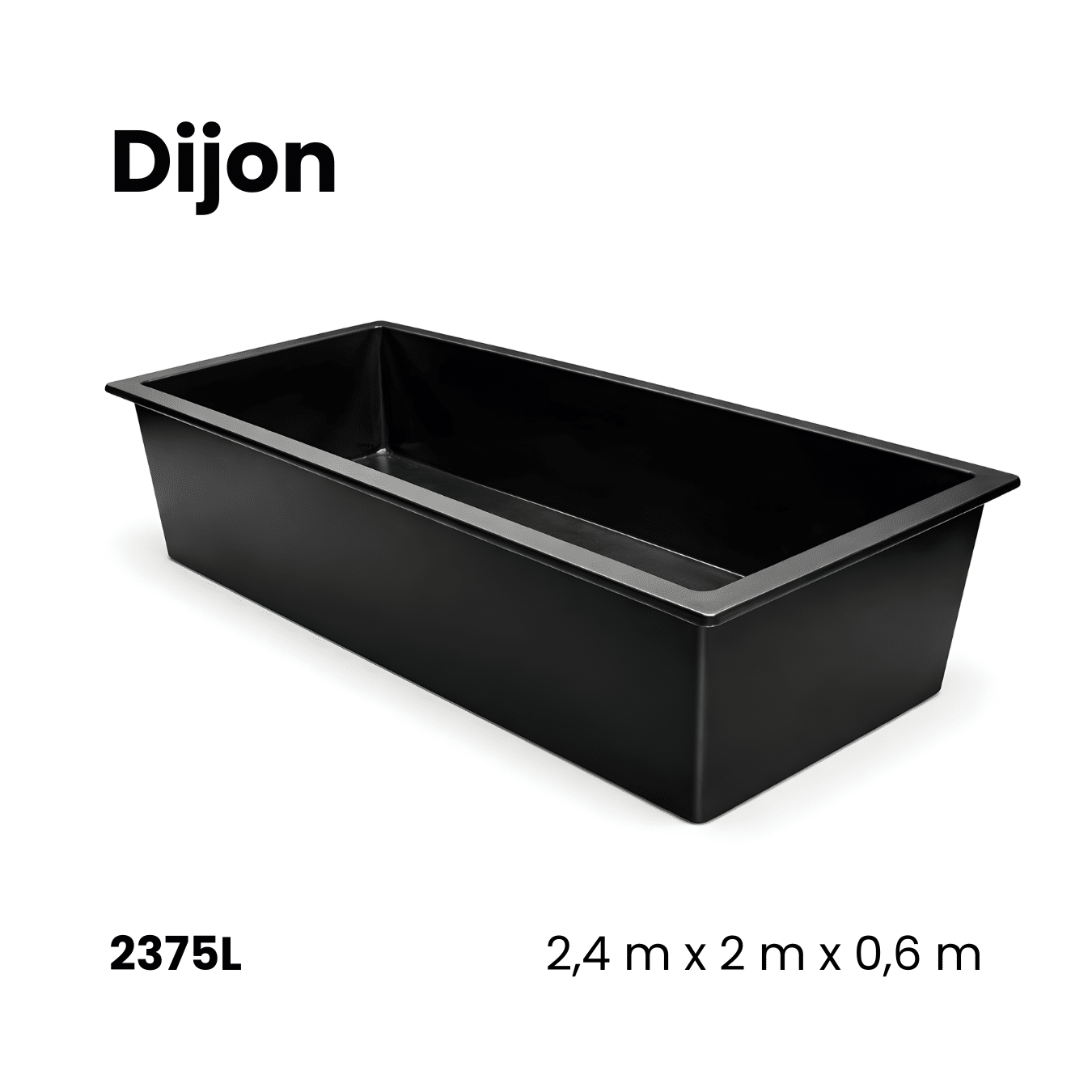 Bassin préformé en polyester | Quebec • 255L