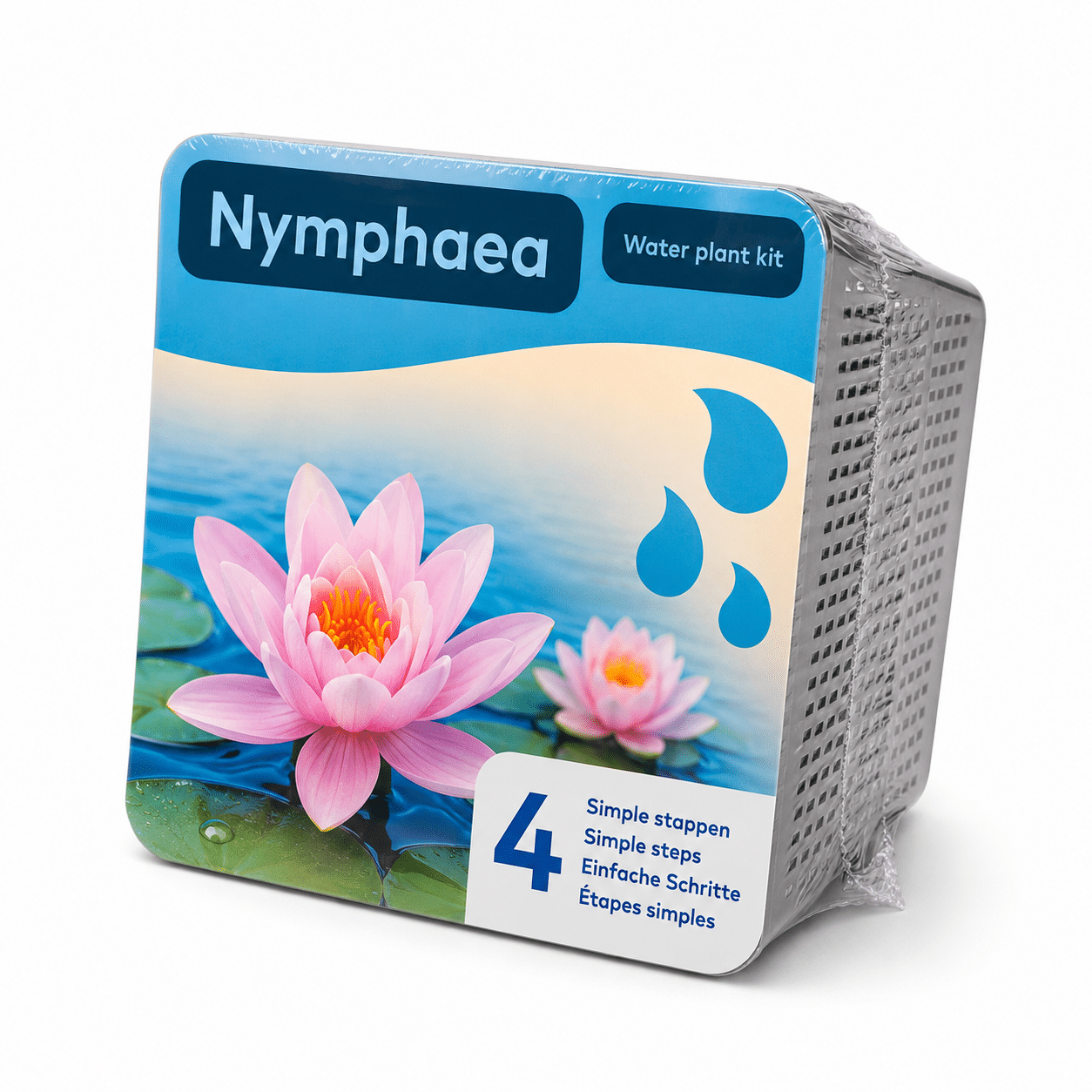Water Plant Kit - Emballage sec - nénuphar rose