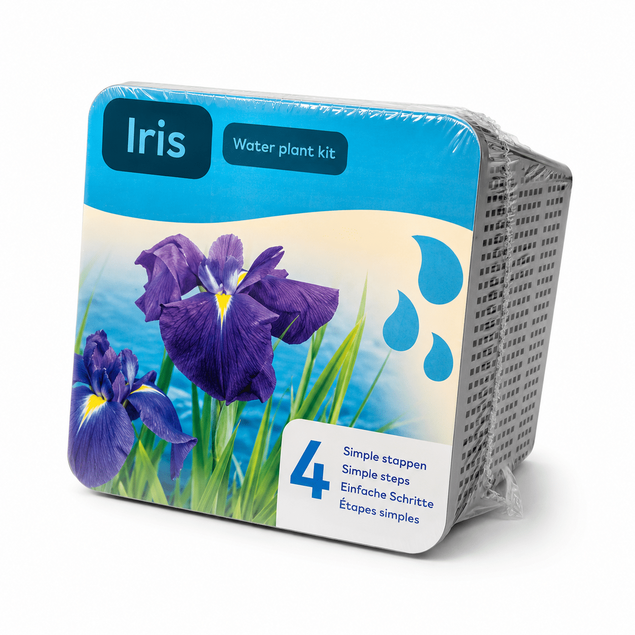 Waterplant kit - Droogverpakking - blauwe Iris