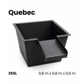 Bassin préformé en polyester | Quebec • 255L