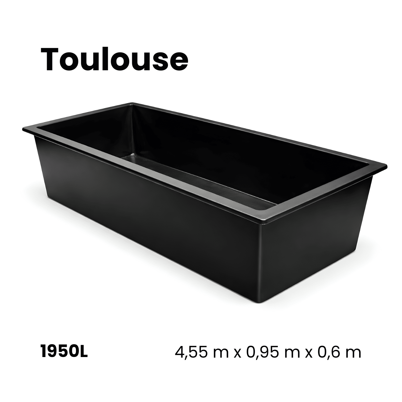 Quebec | vijver in polyester met waterval • 255L