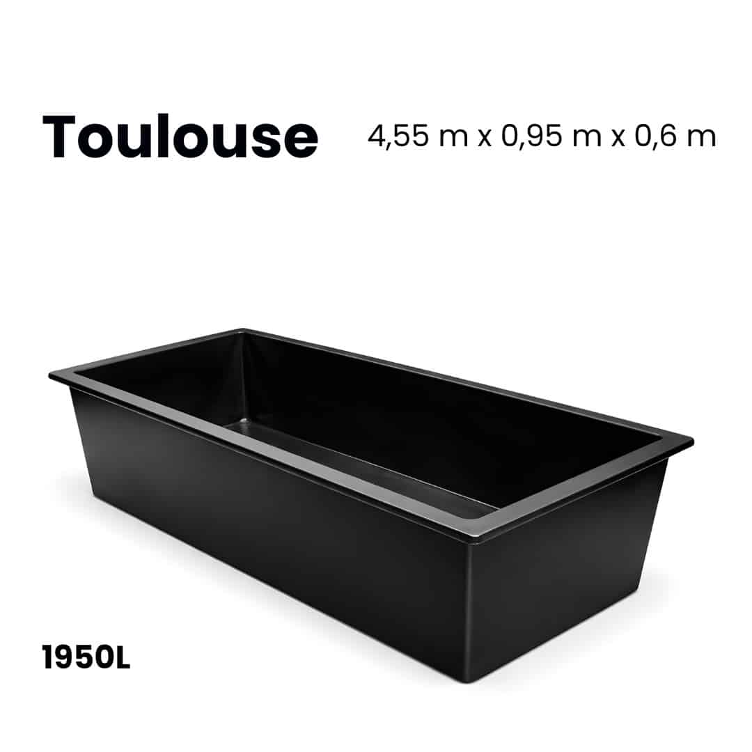 Bassin préformé en polyester | Calais • 535L