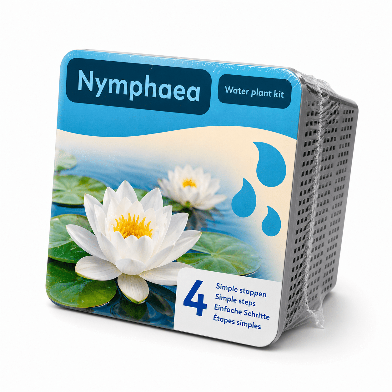Waterplant kit - Droogverpakking - waterlelie wit Waterplant kit - Droogverpakking - waterlelie wit