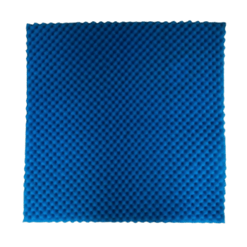 Filterschuim - noppenmat blauw 70x70x2,6cm PPI 30