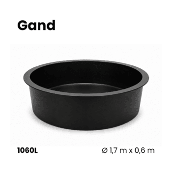 Bassin préformé en polyester | Gand • 1060L