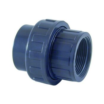 PVC 3/3 koppeling 75mm x 2½" binnendraad PN10