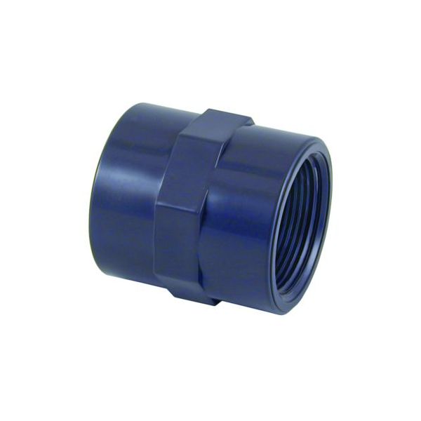 PVC sok 63mm x 2" binnendraad PN10